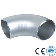 Pickled Butt Welded Sanitary Stainless Steel Pipe Fittings 90 Degree Elbows